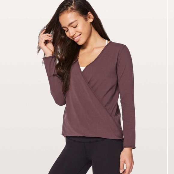 Lululemon Full Freedom Long Sleeve Wrap Top - 4 - Picture 4 of 4